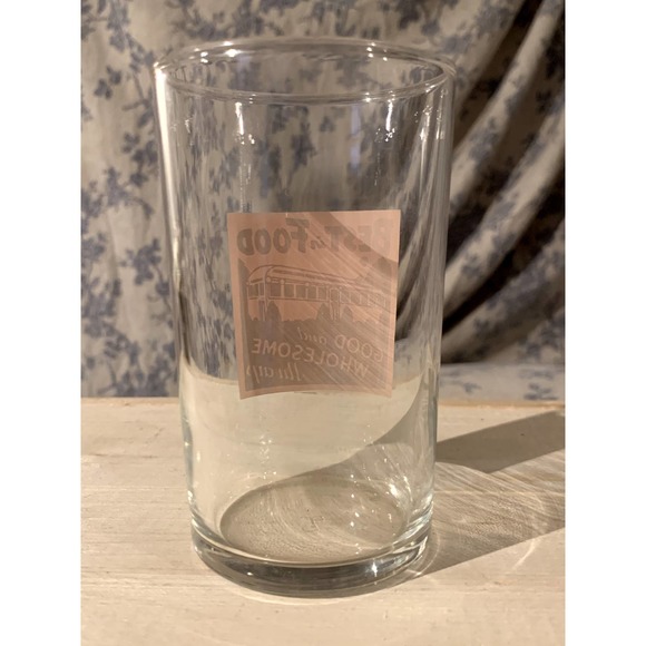 Railcar Diner Juice Glass Best in Food Good and Wholesome Always - Picture 3 of 8